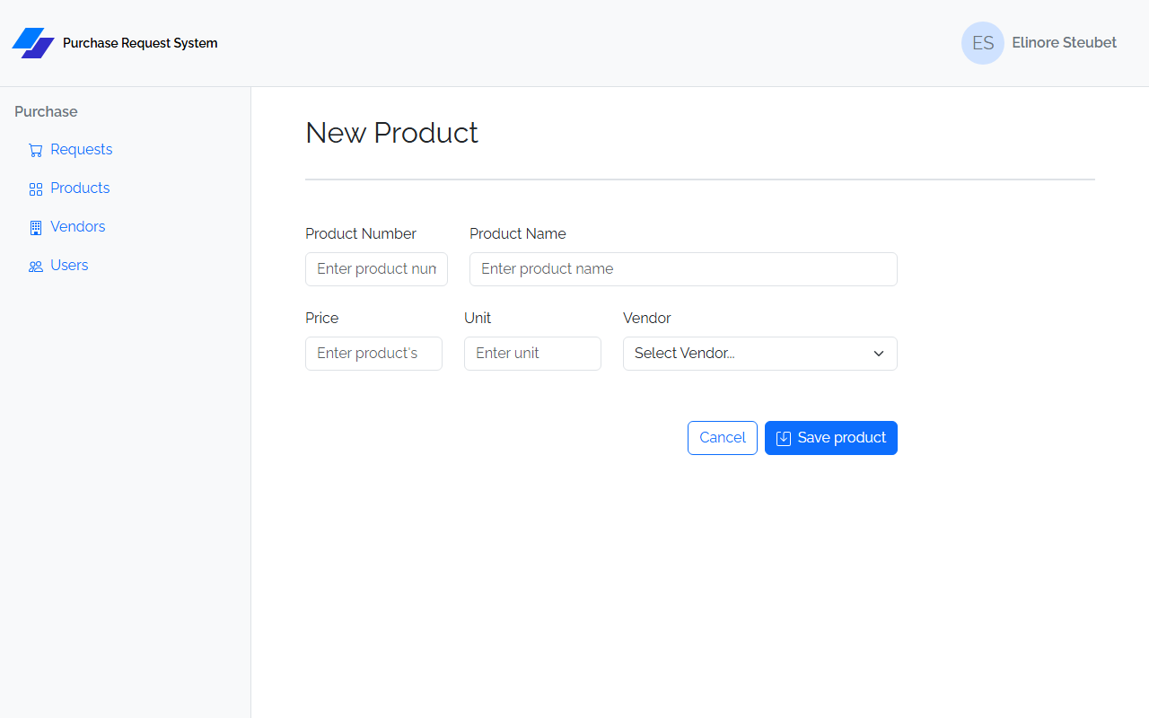Product Create