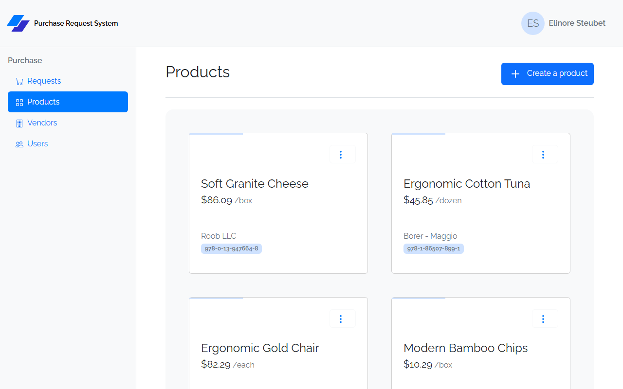 Products List